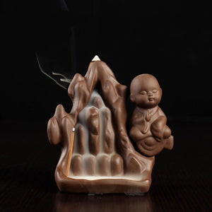 Buddha Incense Burner With Backflow Incense Cones