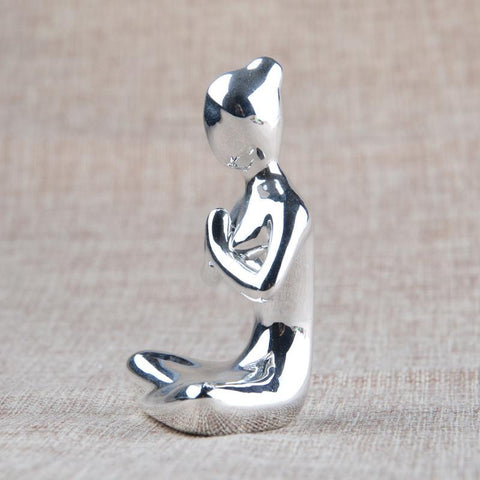Ceramic Yoga Sculpture