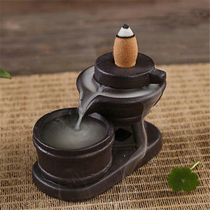 Back Flow Ceramic Incense Burner