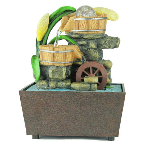 Resin Zen Garden Desktop Water Fountain