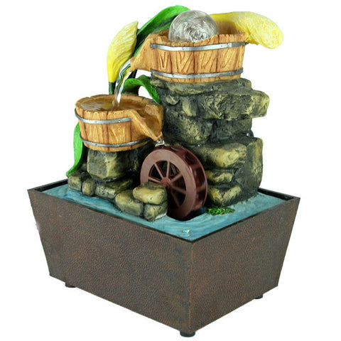 Resin Zen Garden Desktop Water Fountain