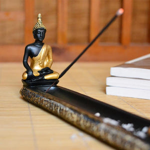 Thai Buddha Stick Incense Burner  with Candle Holder