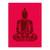 Minimalist Abstract Indian Buddha Portrait Poster