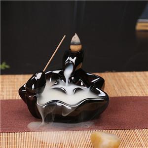 Zen Garden Incense Stick Holder With Backflow Incense Cones