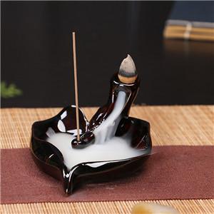 Zen Garden Incense Stick Holder With Backflow Incense Cones